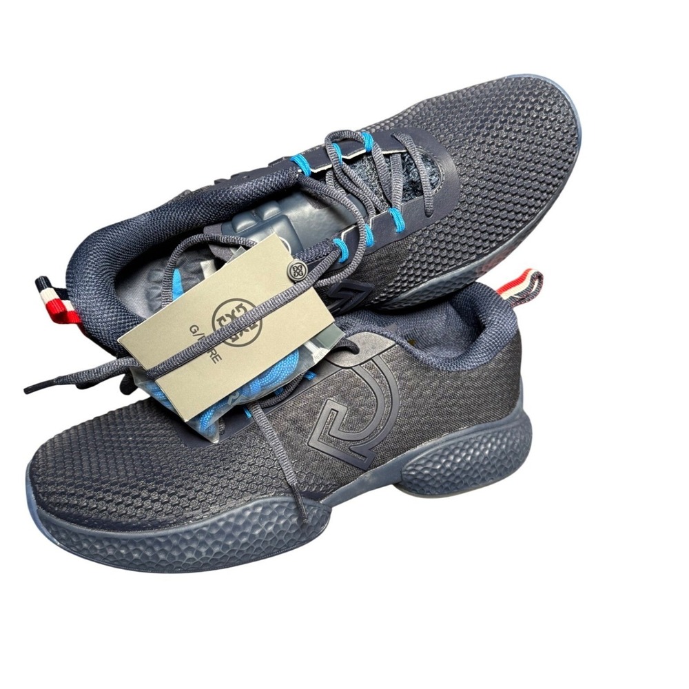 G/FORE MG4+ Mens Golf Shoes Navy Blue Knit Spikeless Sneakers Size 9.5 NEW